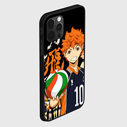 Чехол для iPhone 12 Pro Max ВОЛЕЙБОЛ!! HAIKYUU!!, цвет: 3D-черный — фото 2