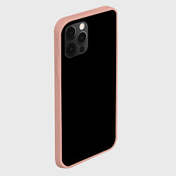 Чехол для iPhone 12 Pro Max ЧЁРНАЯ МАСКА, цвет: 3D-светло-розовый — фото 2