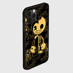 Чехол для iPhone 12 Pro Max Bendy And The Ink Machine краска, цвет: 3D-черный — фото 2