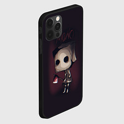 Чехол для iPhone 12 Pro Max Little Nightmares 2 mono, цвет: 3D-черный — фото 2