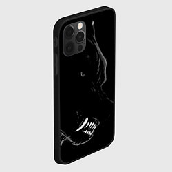 Чехол для iPhone 12 Pro Max Wolf, цвет: 3D-черный — фото 2