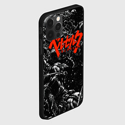 Чехол для iPhone 12 Pro Max BERSERK БЕРСЕРК, цвет: 3D-черный — фото 2