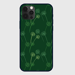 Чехол для iPhone 12 Pro Max Одуванчики, цвет: 3D-черный