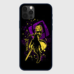 Чехол для iPhone 12 Pro Max GENSHIN IMPACT, АЛЬБЕДО, цвет: 3D-черный