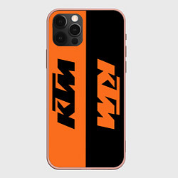 Чехол для iPhone 12 Pro Max KTM КТМ Z, цвет: 3D-светло-розовый