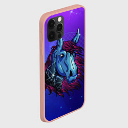 Чехол для iPhone 12 Pro Max Retrowave Neon Horse, цвет: 3D-светло-розовый — фото 2