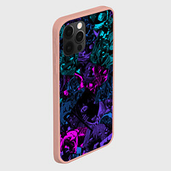 Чехол для iPhone 12 Pro Max Neon Ahegao, цвет: 3D-светло-розовый — фото 2