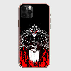 Чехол для iPhone 12 Pro Max BERSERK, цвет: 3D-светло-розовый