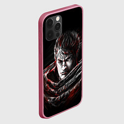 Чехол для iPhone 12 Pro Max BERSERK БЕРСЕРК, цвет: 3D-малиновый — фото 2