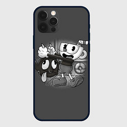 Чехол для iPhone 12 Pro Max CUPHEAD, цвет: 3D-черный