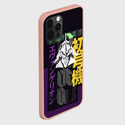 Чехол для iPhone 12 Pro Max Evangelion EVA 01, цвет: 3D-светло-розовый — фото 2