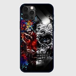 Чехол для iPhone 12 Pro Max TIGER, цвет: 3D-черный