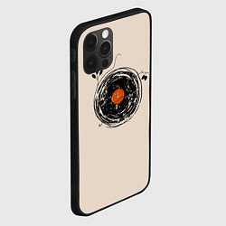 Чехол для iPhone 12 Pro Max Natural Vinyl Records Vintage, цвет: 3D-черный — фото 2