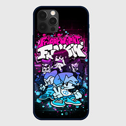 Чехол для iPhone 12 Pro Max Friday Night Funkin Neon, цвет: 3D-черный