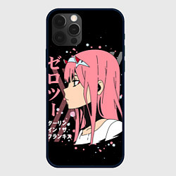 Чехол для iPhone 12 Pro Max Darling in the Franxx Zero Two, цвет: 3D-черный