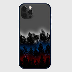 Чехол для iPhone 12 Pro Max Флаг из леса, цвет: 3D-черный