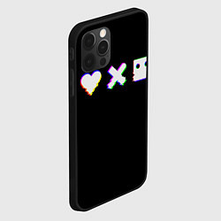 Чехол для iPhone 12 Pro Max Love Death and Robots Glitch, цвет: 3D-черный — фото 2