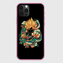 Чехол iPhone 12 Pro Max Dragon Ball Retro Style