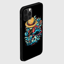 Чехол для iPhone 12 Pro Max One Piece Retro Style, цвет: 3D-черный — фото 2