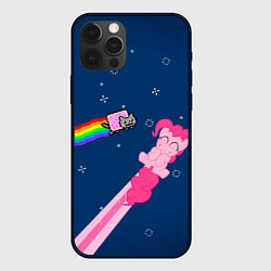 Чехол для iPhone 12 Pro Max Nyan cat x Pony, цвет: 3D-черный