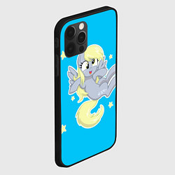 Чехол для iPhone 12 Pro Max Пони в звёздном небе, цвет: 3D-черный — фото 2
