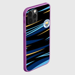 Чехол для iPhone 12 Pro Max МАНЧЕСТЕР СИТИ MANCHESTER, цвет: 3D-сиреневый — фото 2