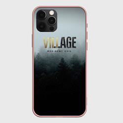 Чехол для iPhone 12 Pro Max Resident Evil Village, цвет: 3D-светло-розовый