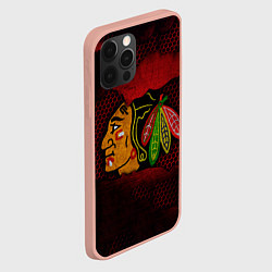 Чехол для iPhone 12 Pro Max CHICAGO NHL, цвет: 3D-светло-розовый — фото 2
