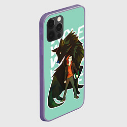 Чехол для iPhone 12 Pro Max Wolf, цвет: 3D-серый — фото 2