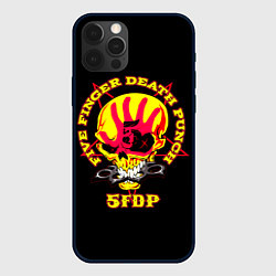 Чехол для iPhone 12 Pro Max Five Finger Death Punch FFDP, цвет: 3D-черный