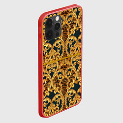 Чехол для iPhone 12 Pro Max Luxury style, цвет: 3D-красный — фото 2