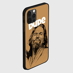 Чехол для iPhone 12 Pro Max The Big Lebowski Dude, цвет: 3D-черный — фото 2