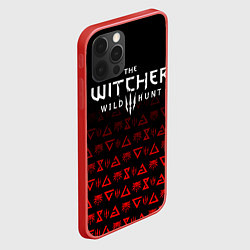 Чехол для iPhone 12 Pro Max THE WITCHER 1, цвет: 3D-красный — фото 2