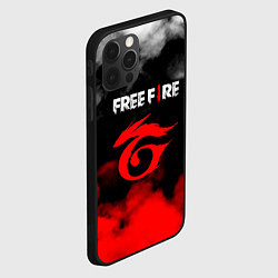 Чехол для iPhone 12 Pro Max Free Fire ? Фри Фаер, цвет: 3D-черный — фото 2