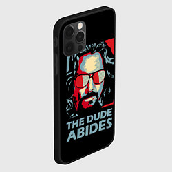 Чехол для iPhone 12 Pro Max The Dude Abides Лебовски, цвет: 3D-черный — фото 2