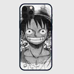 Чехол для iPhone 12 Pro Max Луфи улыбается one piece, цвет: 3D-черный