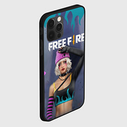 Чехол для iPhone 12 Pro Max Free Fire Даша, цвет: 3D-черный — фото 2