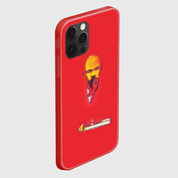 Чехол для iPhone 12 Pro Max Энди Уорхол - Красный Ленин, цвет: 3D-красный — фото 2