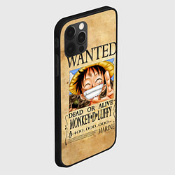 Чехол для iPhone 12 Pro Max Манки Д Луффи в розыске One Piece, цвет: 3D-черный — фото 2