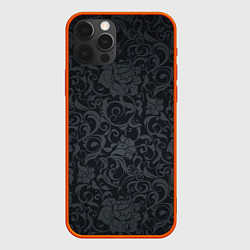 Чехол для iPhone 12 Pro Max Dark Pattern, цвет: 3D-красный