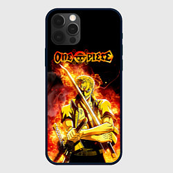 Чехол iPhone 12 Pro Max Зоро в огне One Piece Большой куш