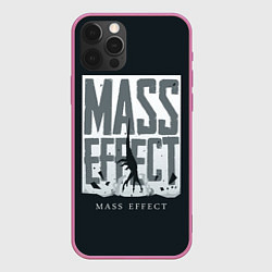 Чехол для iPhone 12 Pro Max Эффект массы, цвет: 3D-малиновый