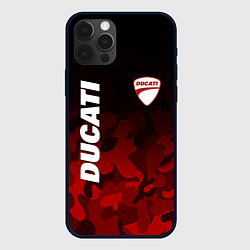 Чехол iPhone 12 Pro Max DUCATI ДУКАТИ КАМУФЛЯЖ