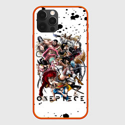 Чехол для iPhone 12 Pro Max Пираты One Piece Большой куш, цвет: 3D-красный
