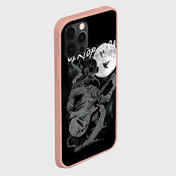 Чехол для iPhone 12 Pro Max Сектор Газа ночной гитарист, цвет: 3D-светло-розовый — фото 2