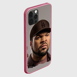 Чехол для iPhone 12 Pro Max Ice Cube Айс Куб Z, цвет: 3D-малиновый — фото 2