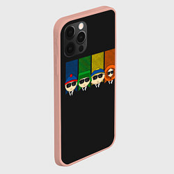 Чехол для iPhone 12 Pro Max South park FBI, цвет: 3D-светло-розовый — фото 2