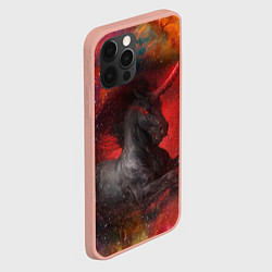 Чехол для iPhone 12 Pro Max Единорог Unicorn Z, цвет: 3D-светло-розовый — фото 2