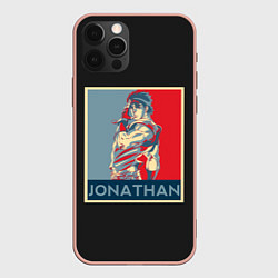 Чехол для iPhone 12 Pro Max Jonathan JoJo, цвет: 3D-светло-розовый