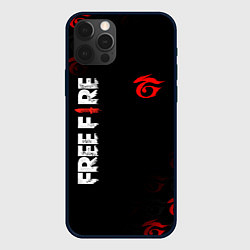 Чехол для iPhone 12 Pro Max GARENA FREE FIRE, цвет: 3D-черный